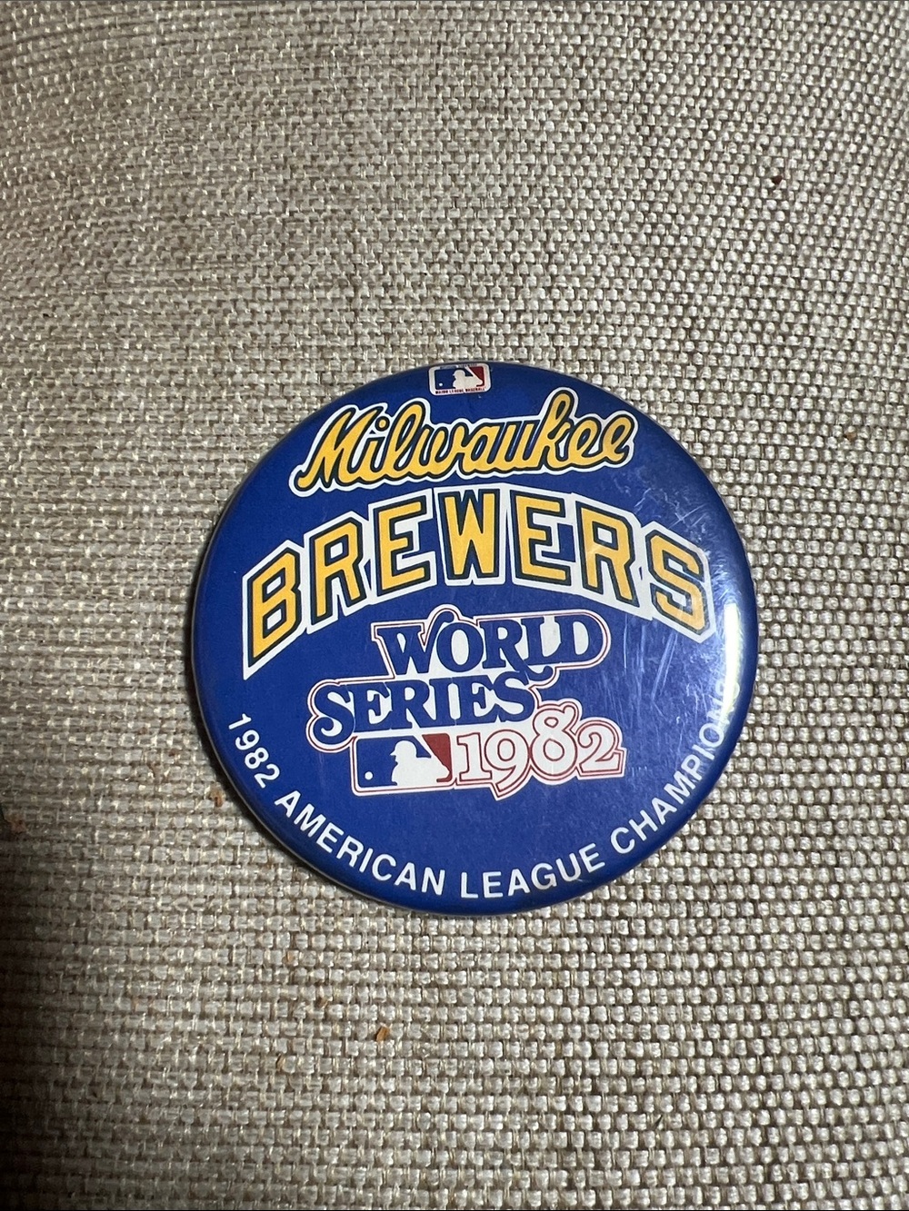 Milwaukee Brewers 1982 World Series button